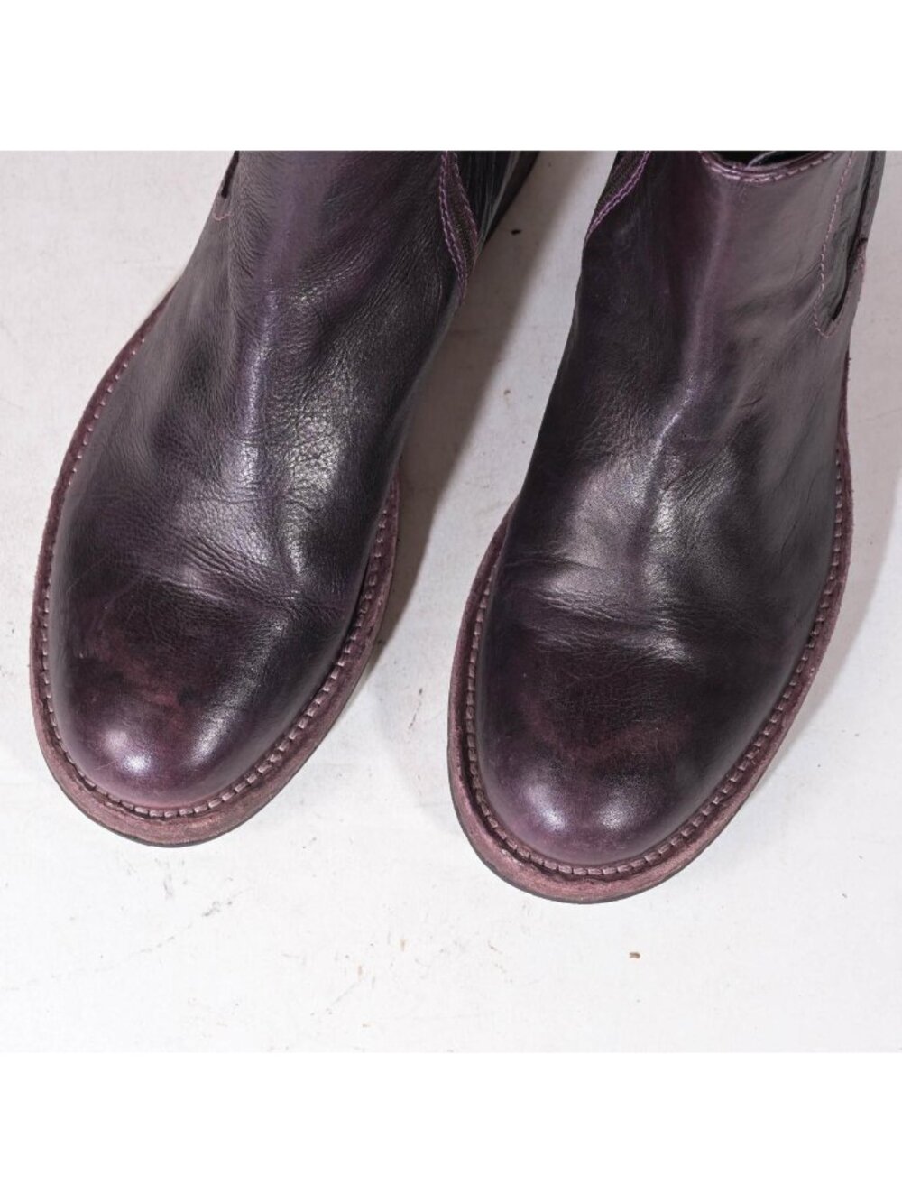 Gidigio Leather Ankle Boots Booties Almond Toe Made in Italy Women's Size 8.5 - Picture 4 of 7